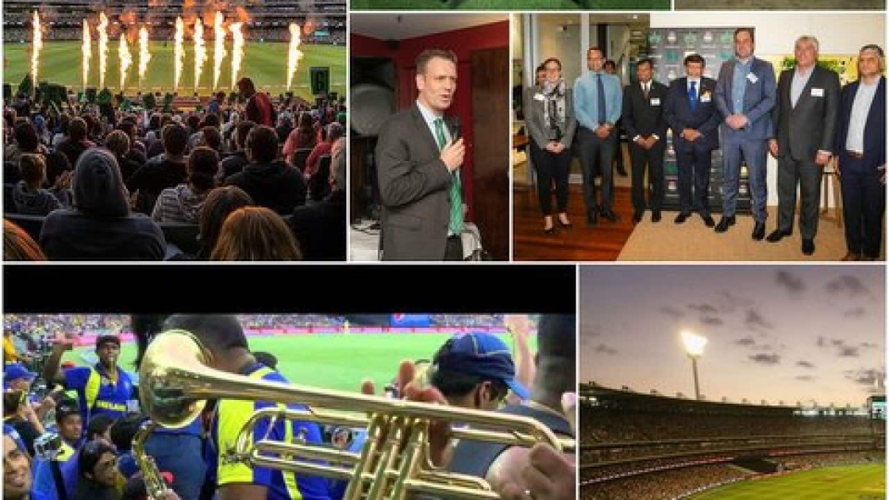 Melbourne Stars big match party with Sri Lankans