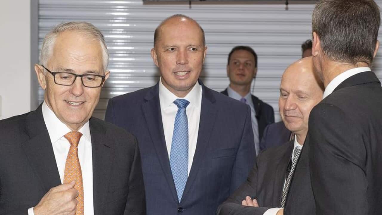 Malcolm Turnbull and Peter Dutton