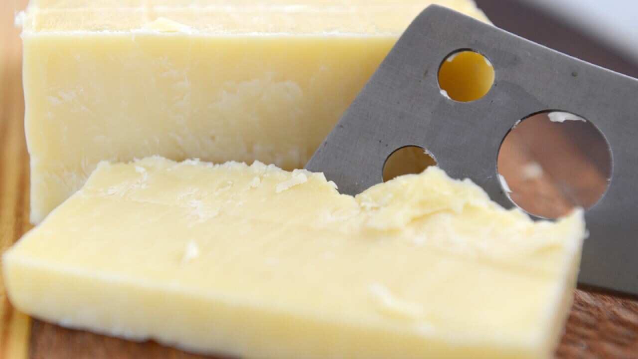 A block of Bega cheese