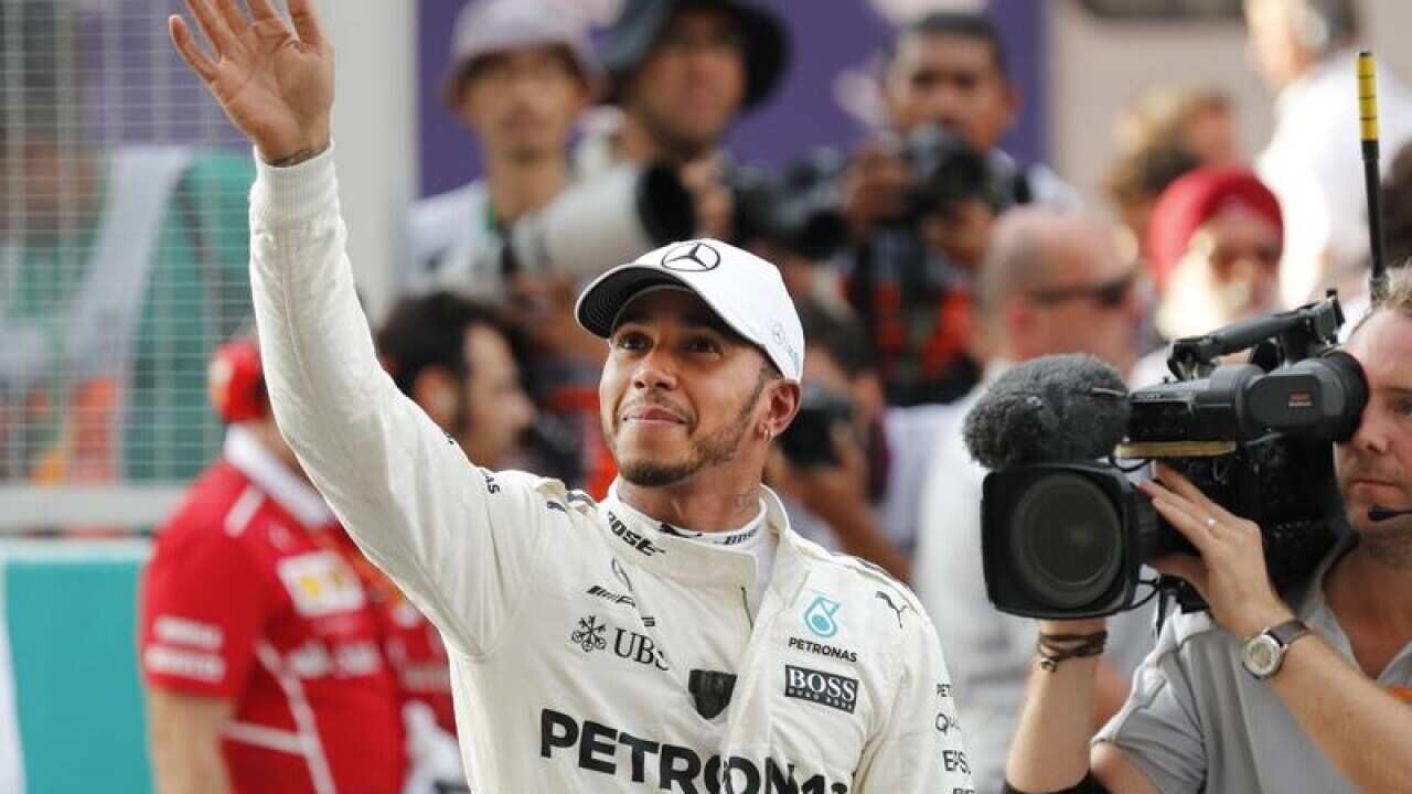 Mercedes driver Lewis Hamilton