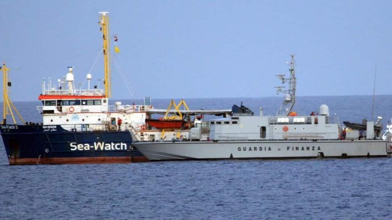 The Sea-Watch 3 vessel.