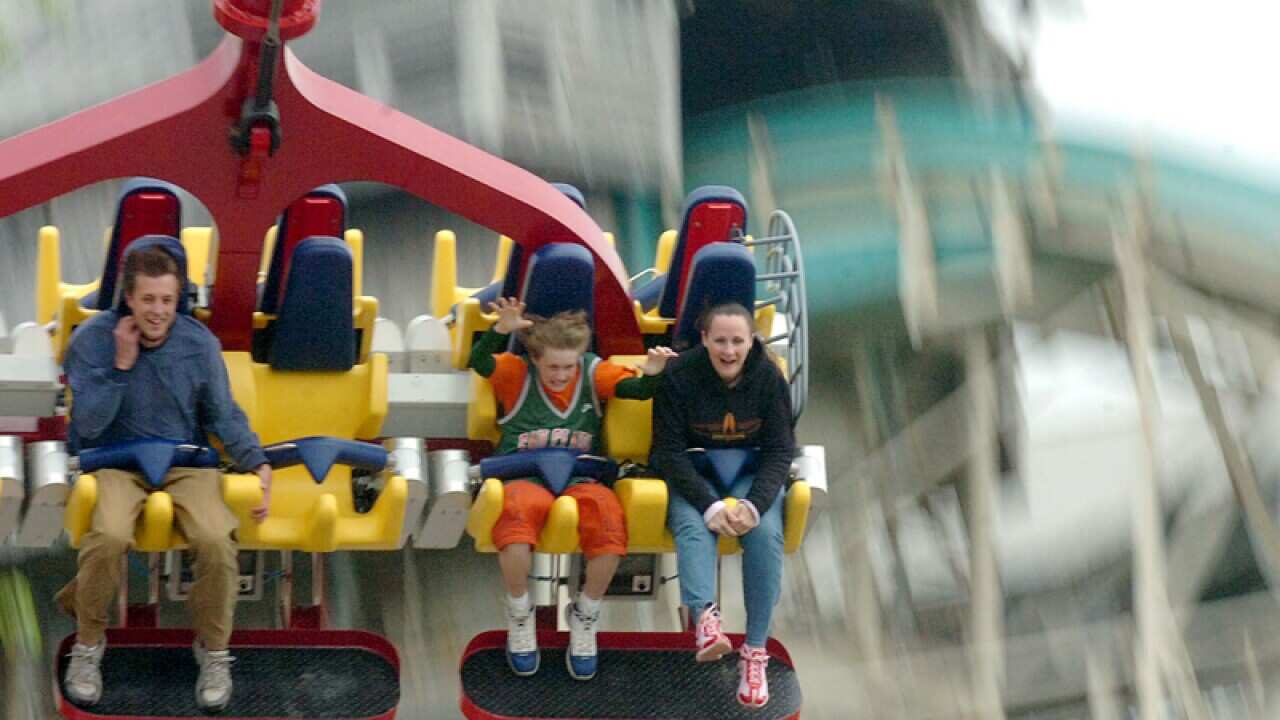 people ride the Skyhawk