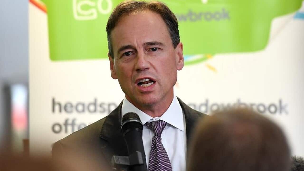 Federal Health Minister Greg Hunt.