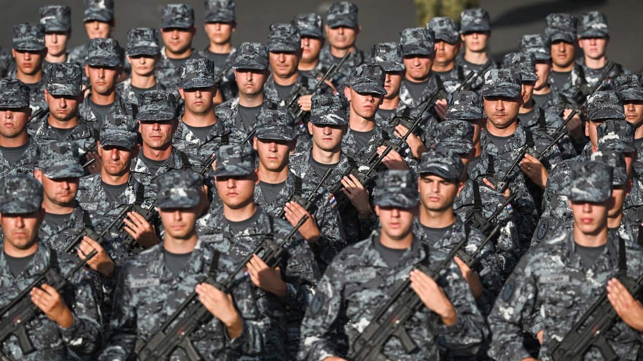 Croatian Army parade