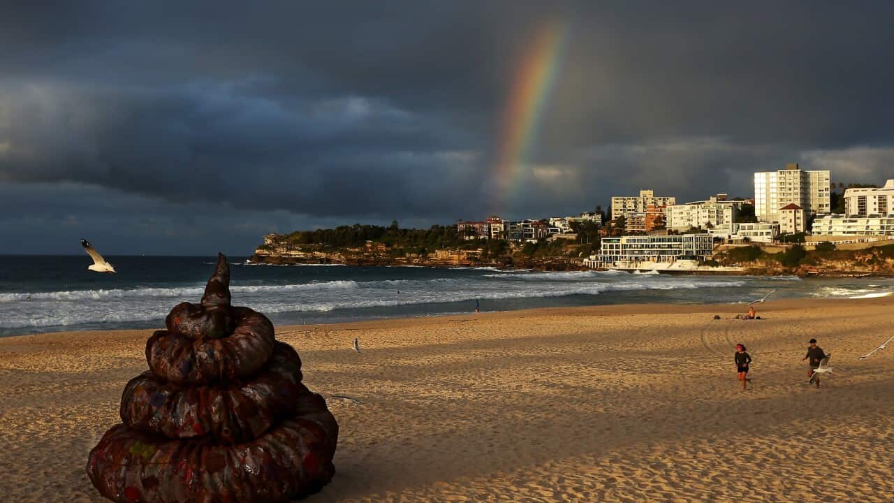 Sculpture Of Faeces Made Of Out Plastic Educates People On Plastic Pollution