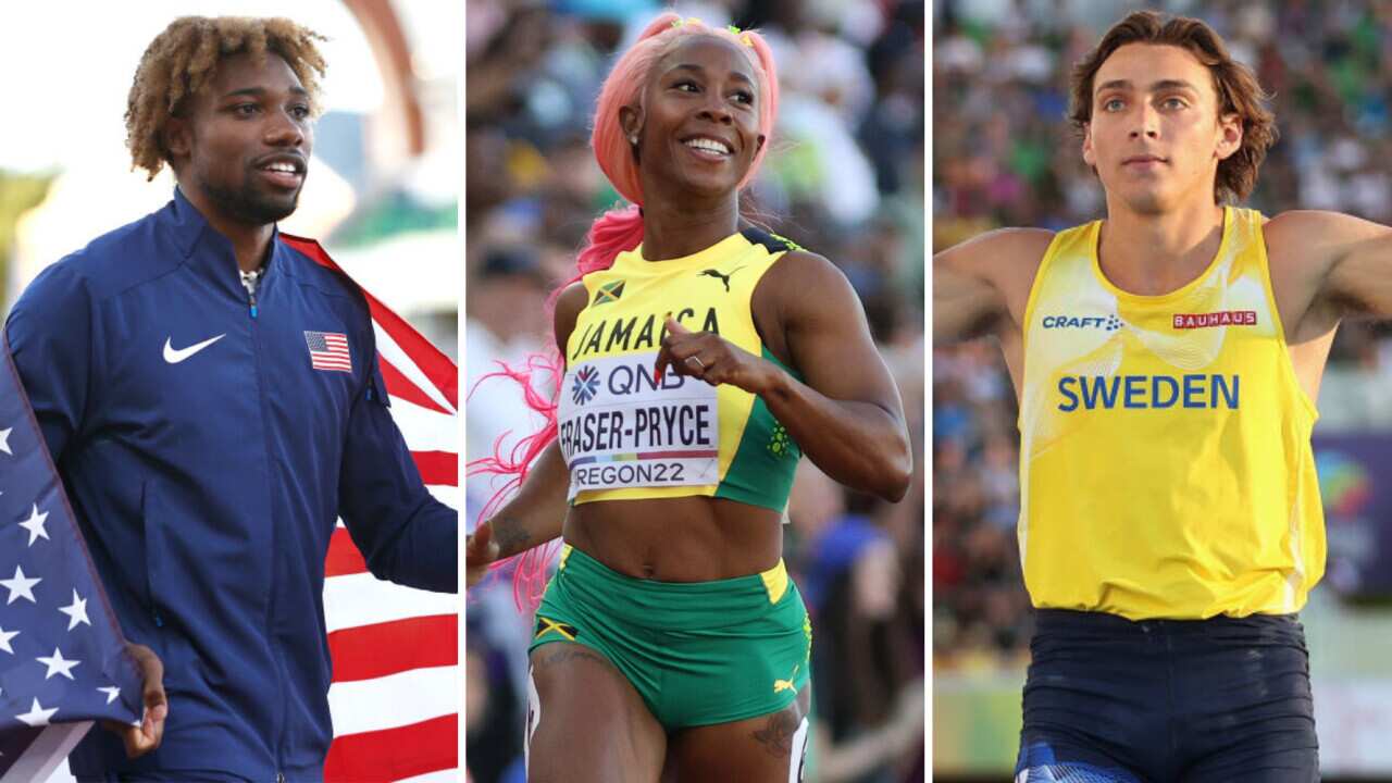 Noah Lyles of the USA, Jamaica's Shelly-Ann Fraser-Pryce, and Armand Duplantis of Sweden are all heavy favourites for gold at the 2023 World Athletics Championships