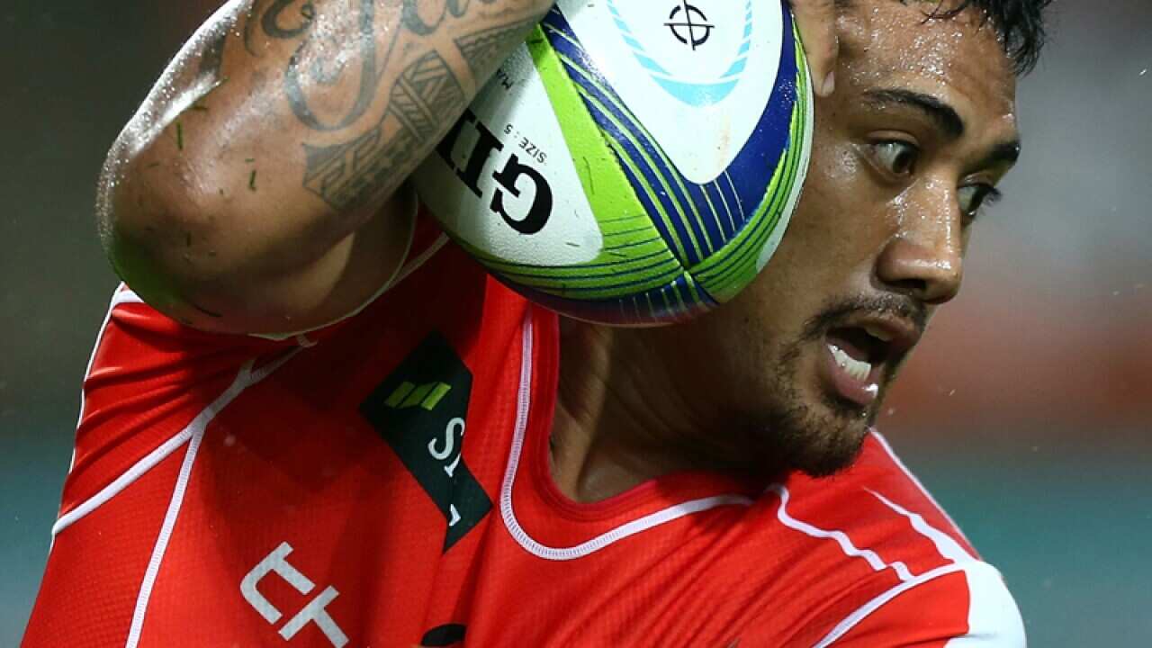 Jamie-Jerry Taulagi of the Sunwolves