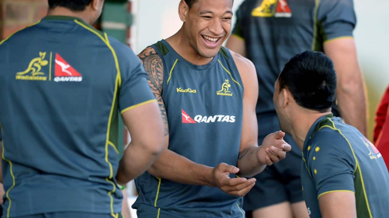 Wallabies player Israel Folau