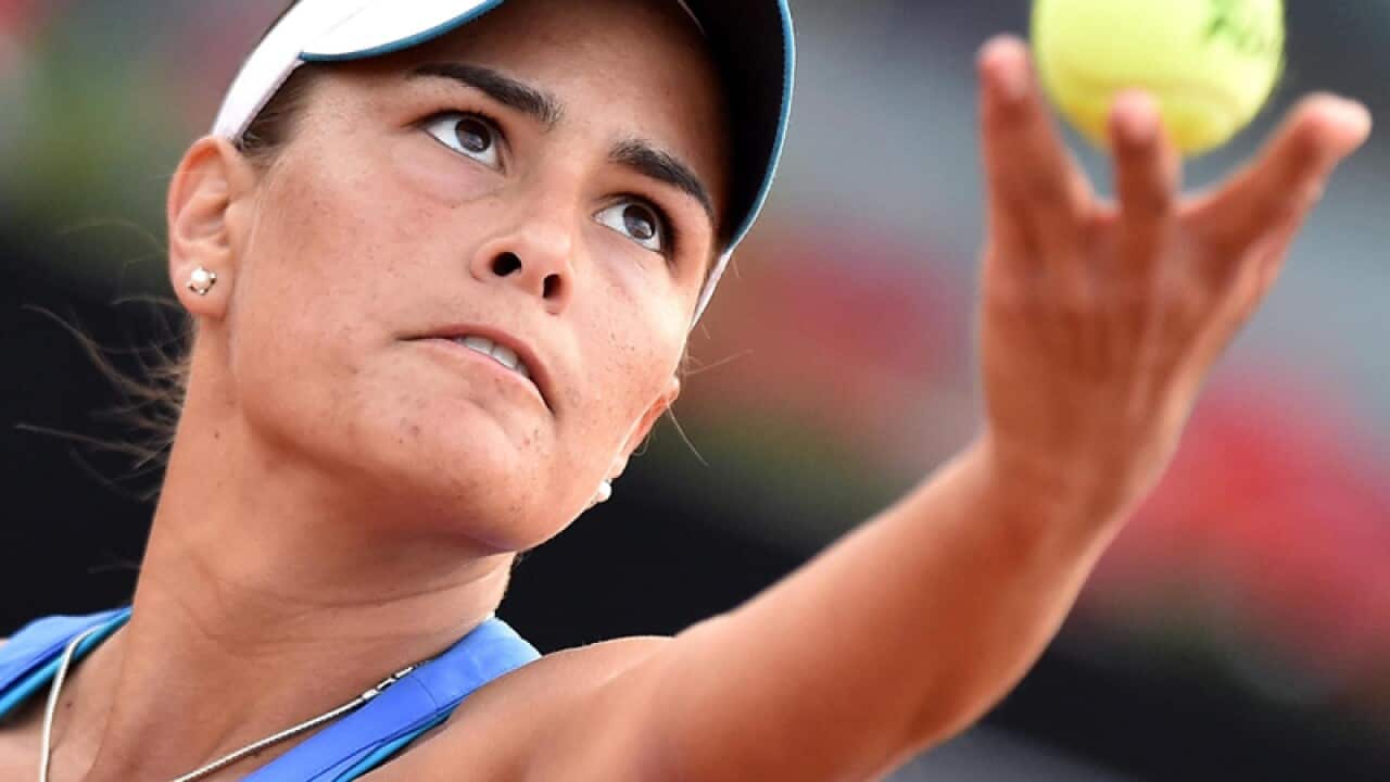 Puerto Rican tennis player Monica Puig
