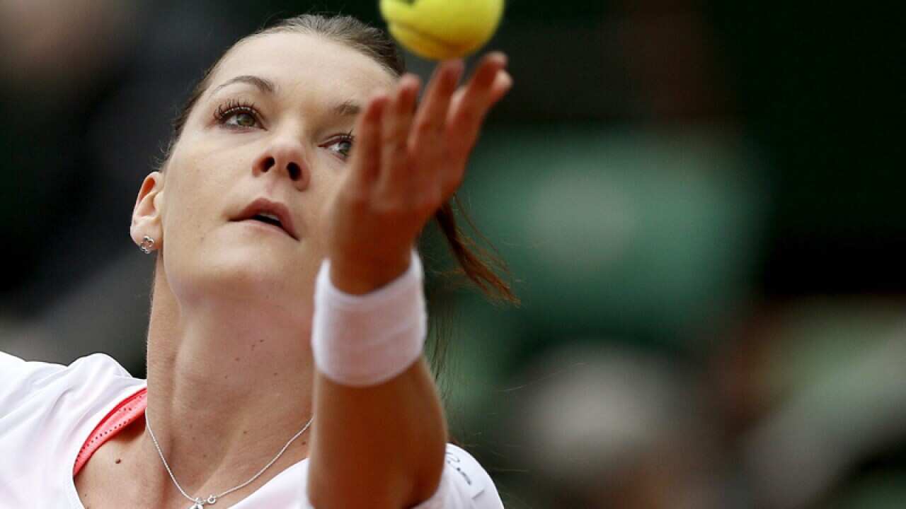Agnieszka Radwanska of Poland at Roland Garros