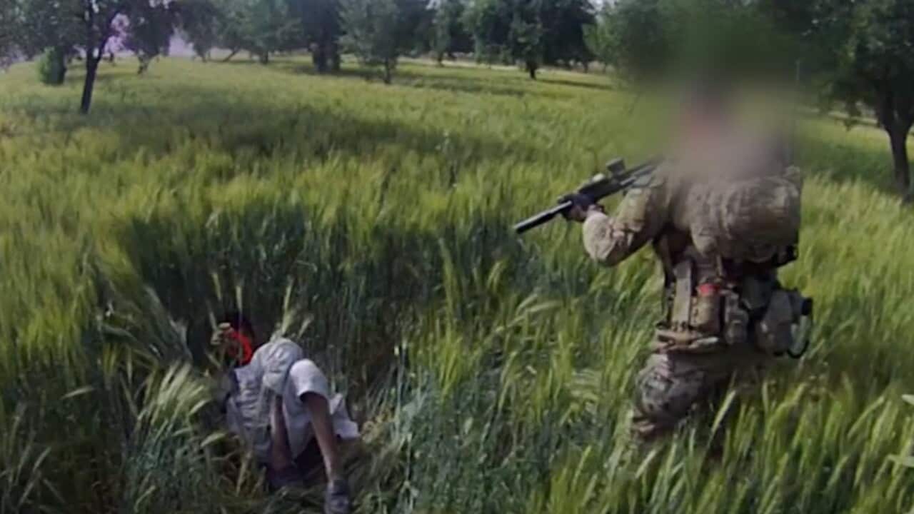 ABC Four Corners has aired footage from a helmet camera showing an Australian soldier shooting dead an unarmed Afghan man.