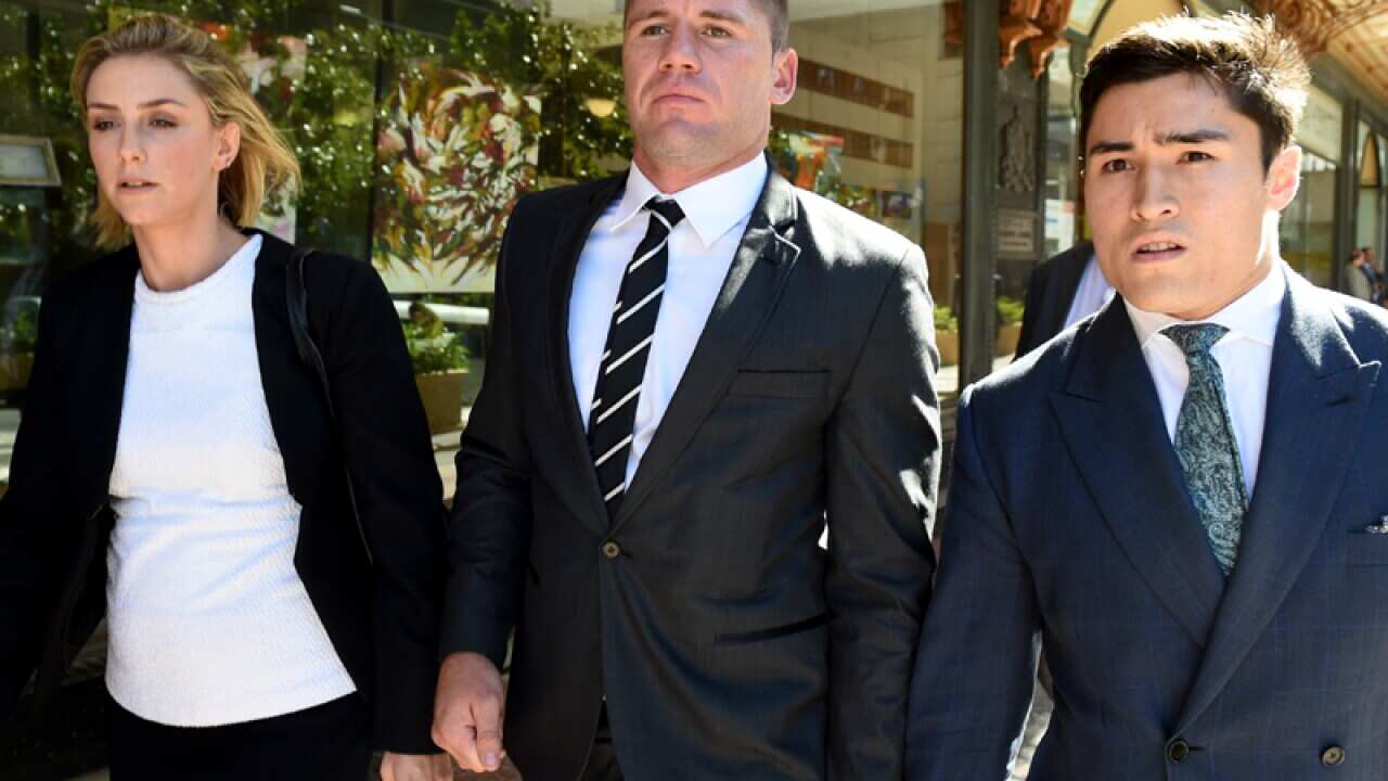 Shaun Kenny-Dowall leaves the Downing Centre Local Court