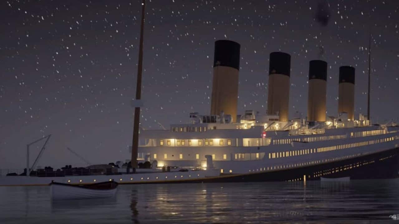 Watch this video recreate the sinking of the Titanic in realtime SBS