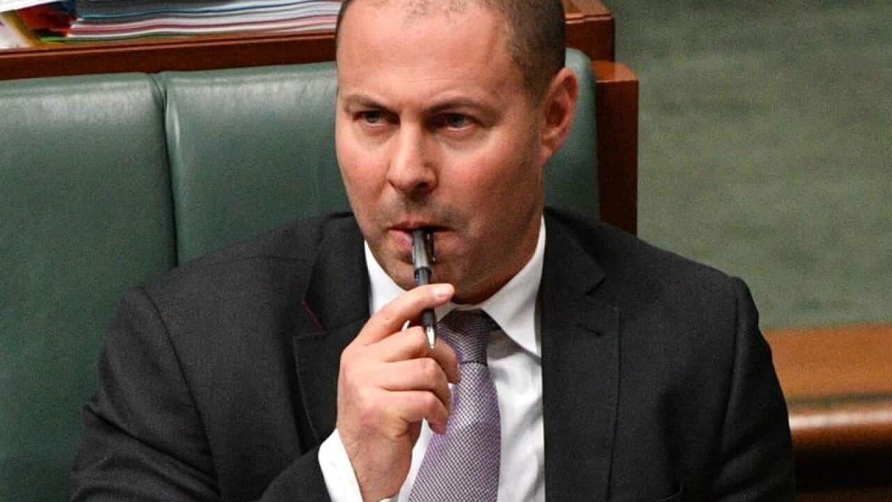 Energy Minister Josh Frydenberg during Question Time.