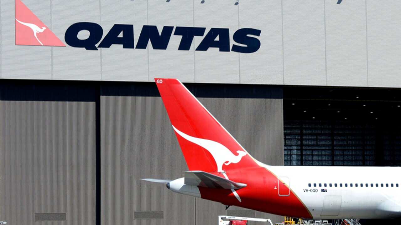 The Qantas heavy maintenance base in Brisbane