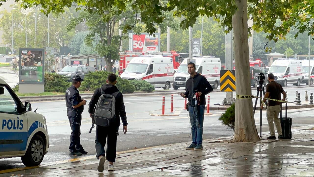Turkey: Situation at Turkish Interior Ministry building in Ankara