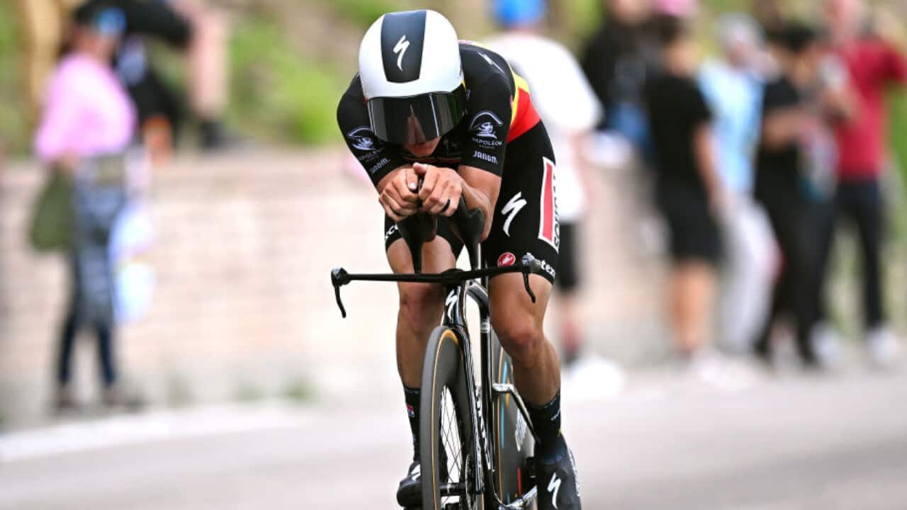 Remco Evenepoel of Soudal Quick-Step during Stage 1 of the 2023 Giro d'Italia
