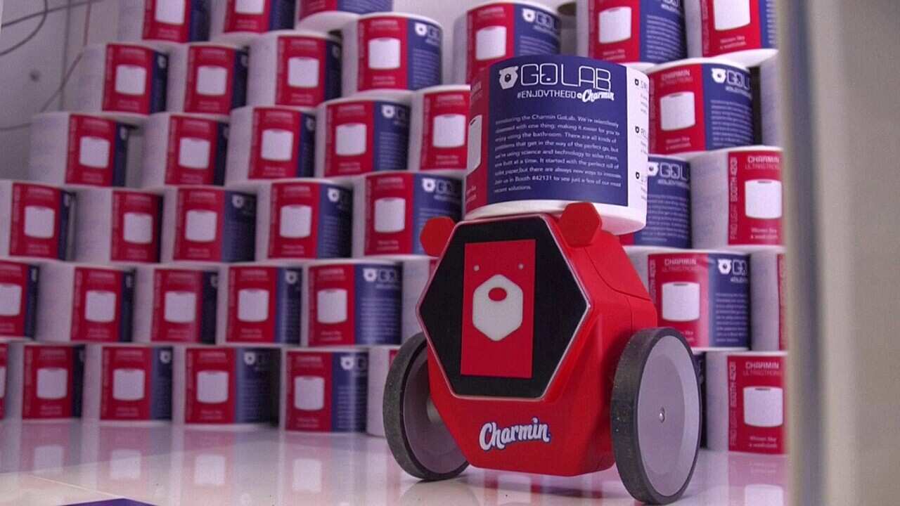 Charmin a robot for toilet