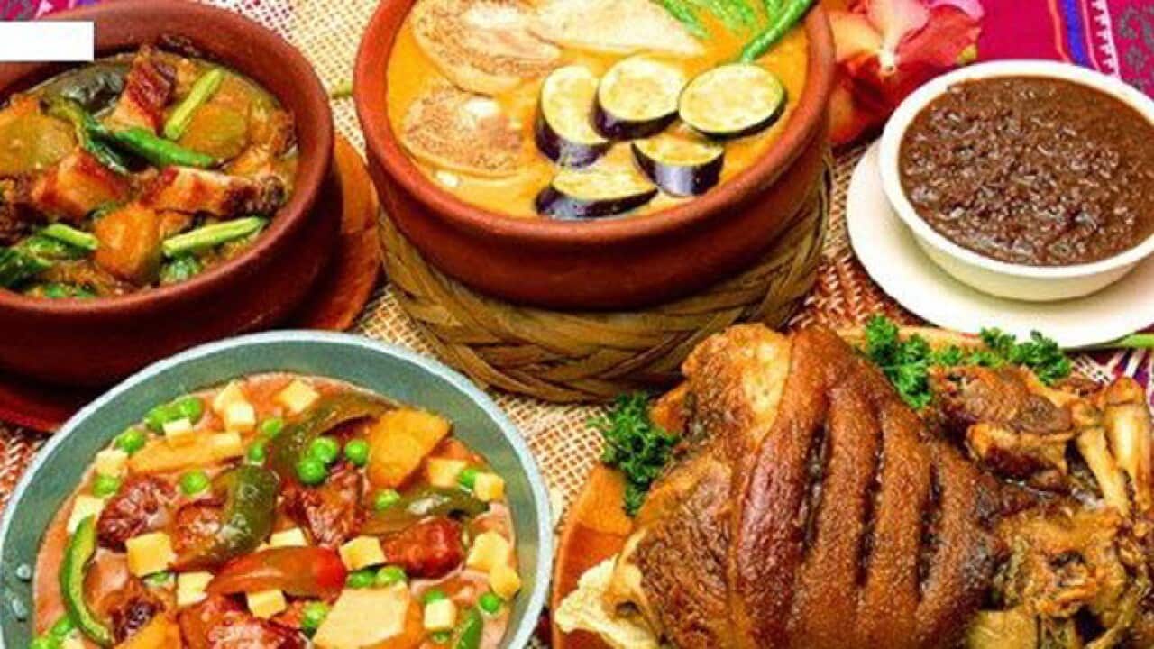 Filipino dishes served at Rooty Hill restaurant