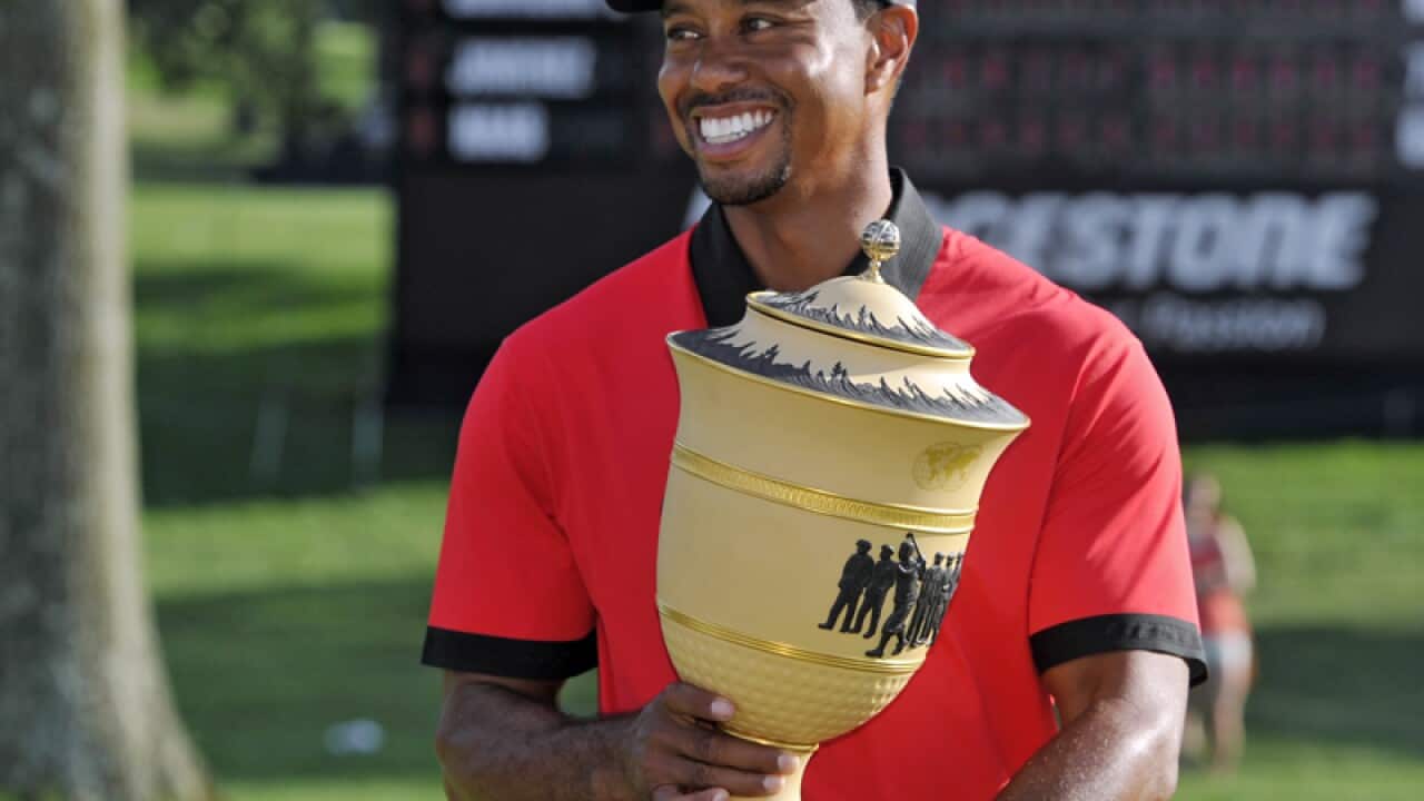 Woods tunes for PGA with seven stroke win