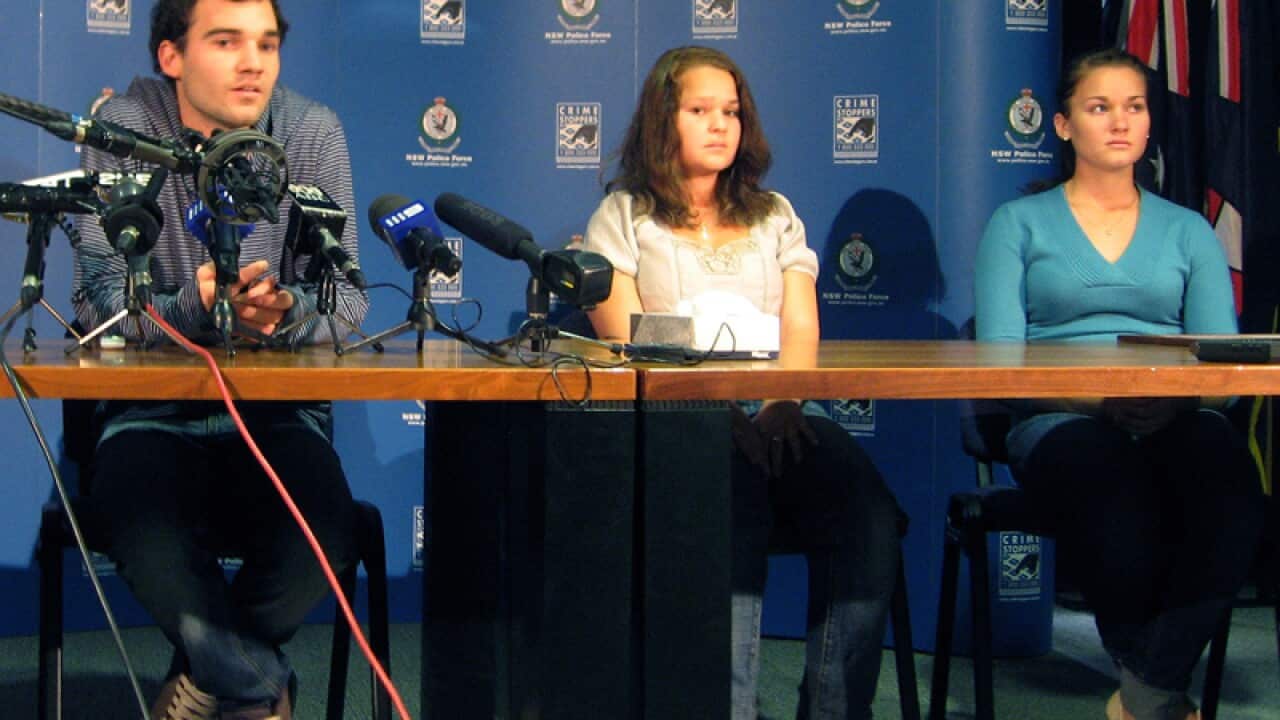 Shaun, Jamie and Erin Carter, children of Amanda Carter