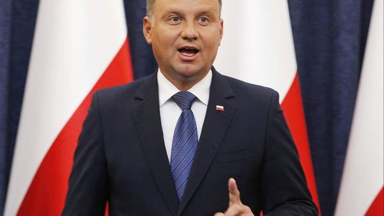 Polish President Andrzej Duda.