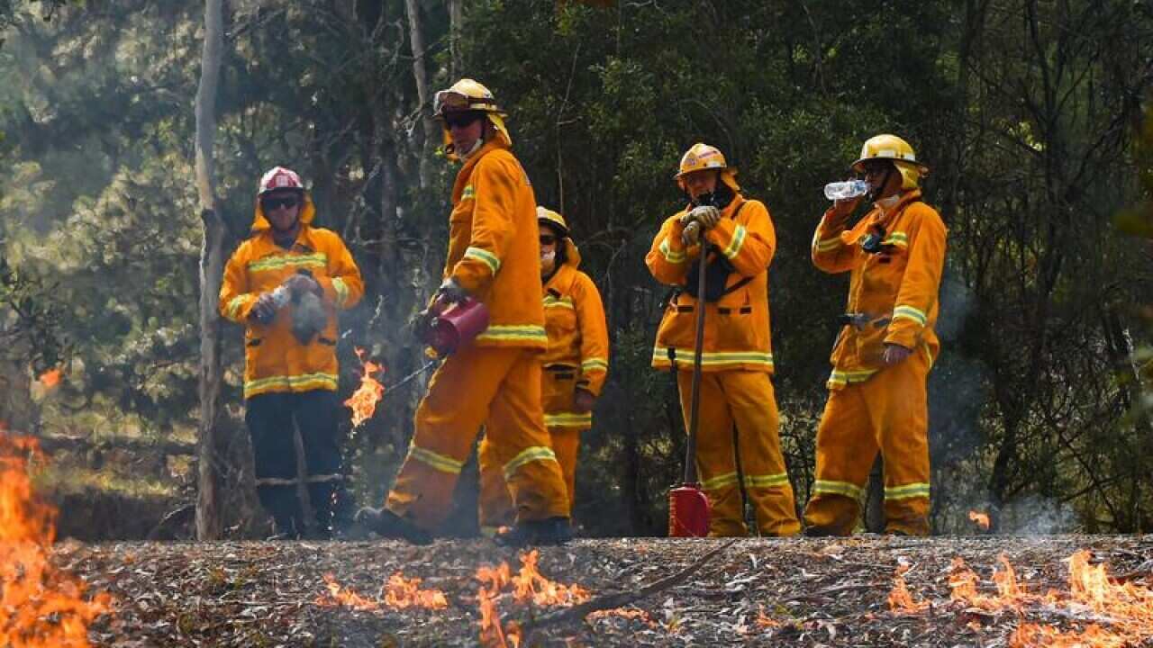 Firefighters in Victoria.