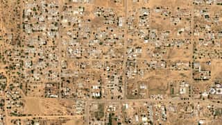 Aerial image of neighbourhood in Sudan