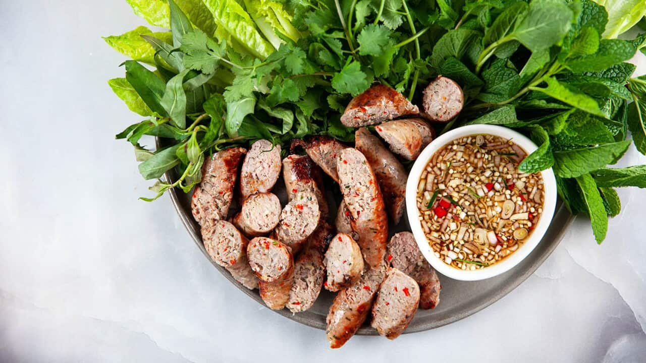 Northern Thai sausage (sai oua)-image