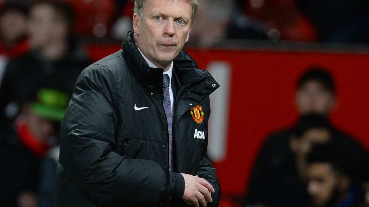 David Moyes leaves the field after the Fulham match
