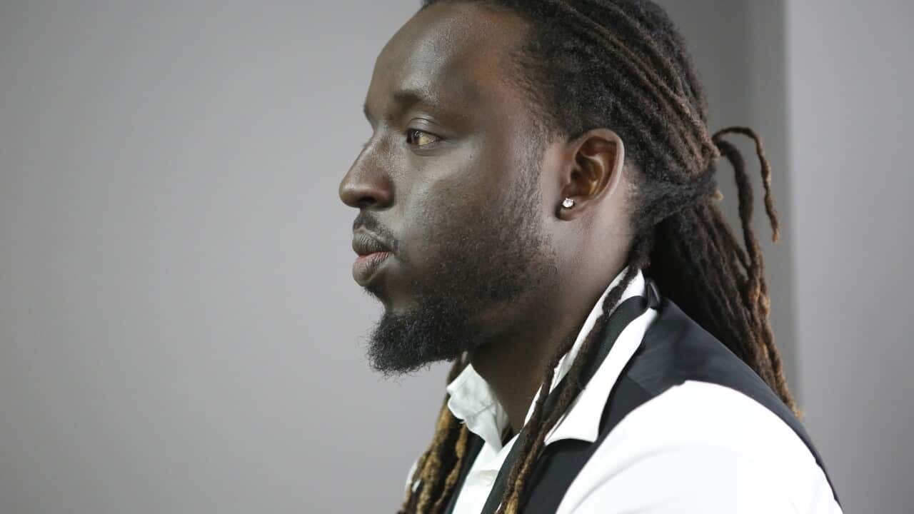 Bw Yves, kiongozi wa vijana katika kongamano la muungano wamakanisa yawa Afrika mjini Sydney, Australia.jpg