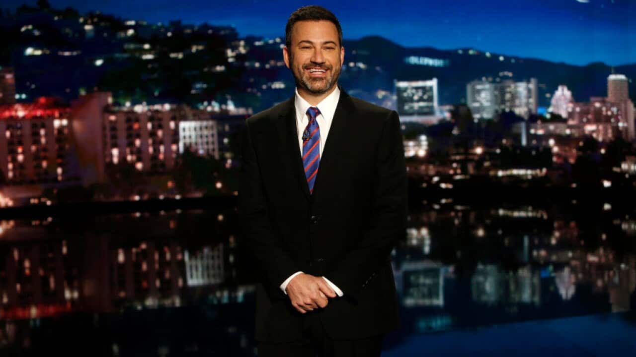 US late night show host Jimmy Kimmel has apologised after a skit about Melania Trump resulted in a public feud with a Fox News commentator. 