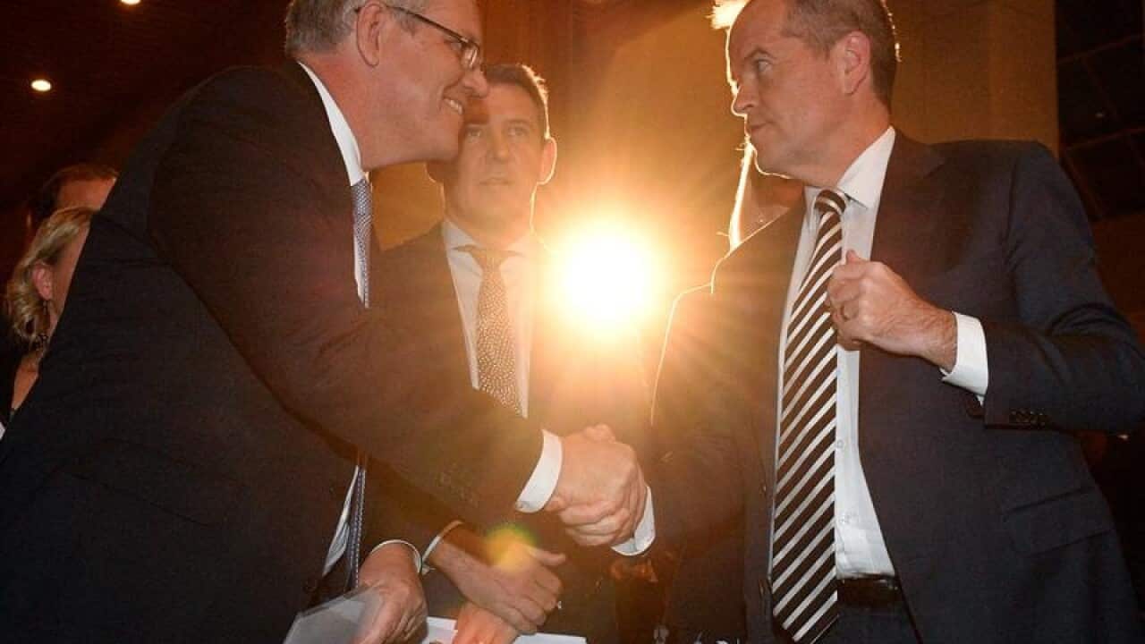 Scott Morrison and Bill Shorten.