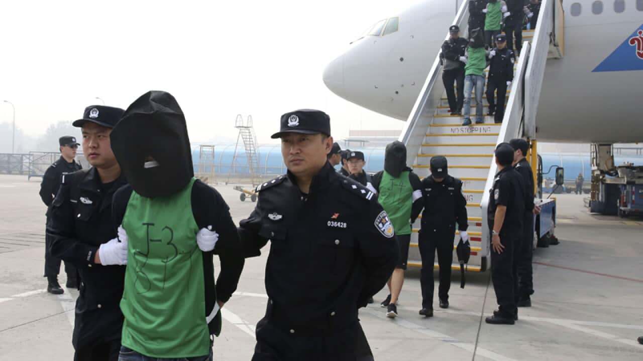 Chinese suspects involved in wire fraud