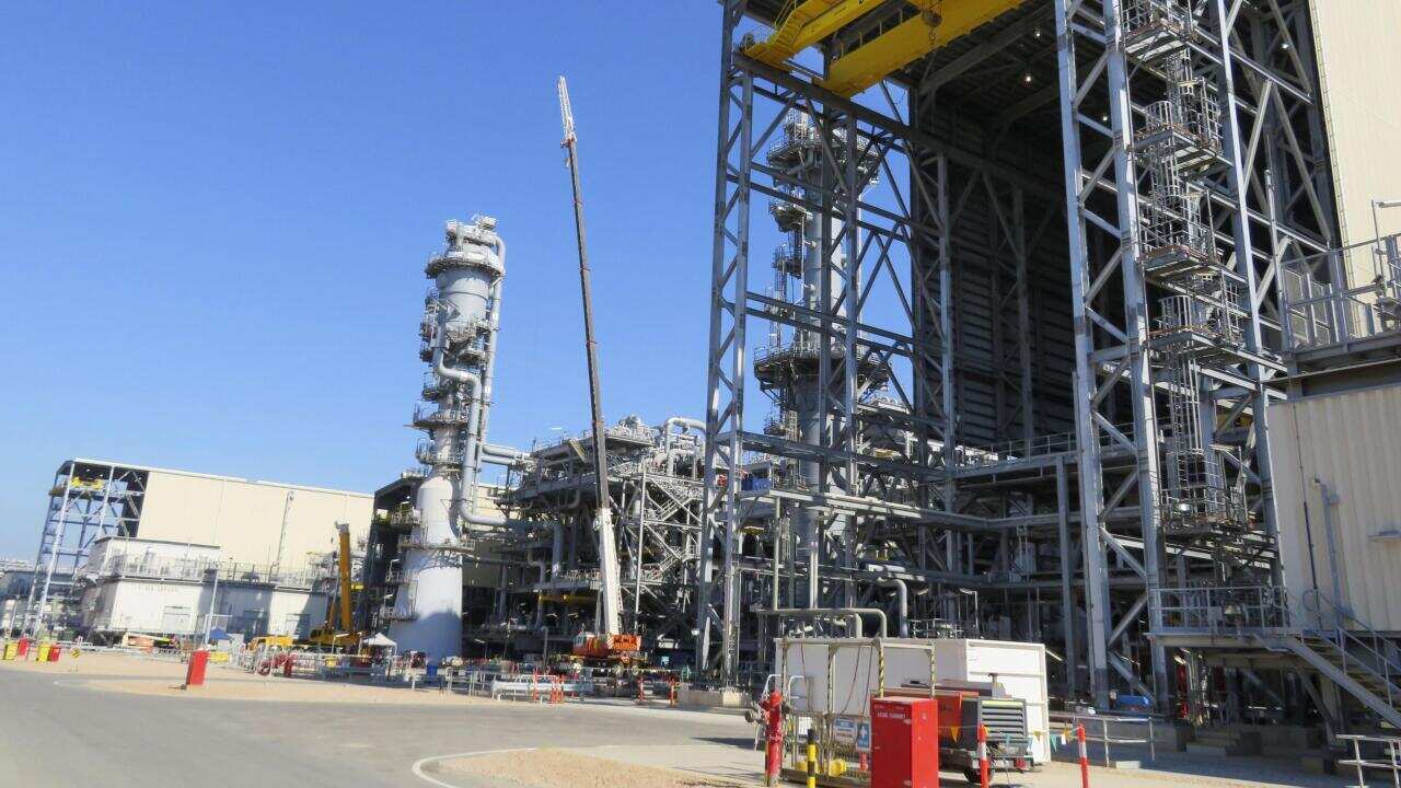 Japanese petroleum company Inpex Corp's liquefied natural gas plant in Darwin, Australia.