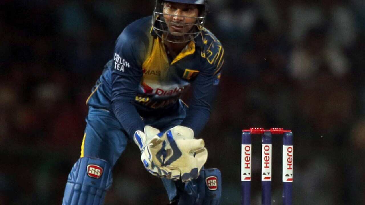 Sri Lankan wicketkeeper Kumar Sangakkara