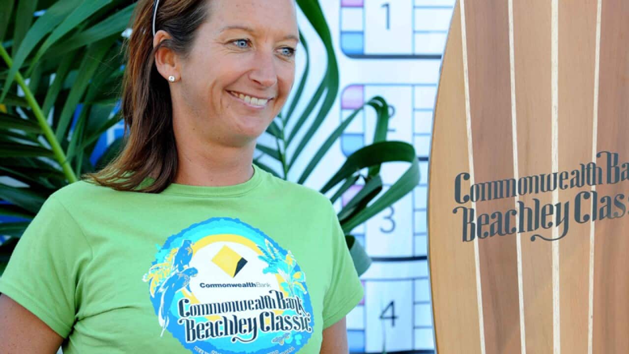 Layne Beachly at Dee Why