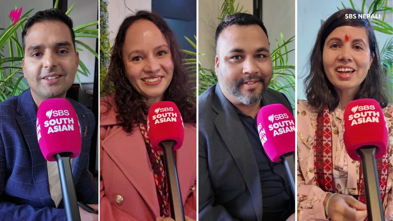 (L-R) Laxman Sanjyal, Santoshi Lamichhane, Jitendra Malla and Parbati Pahari spoke to SBS Nepali.