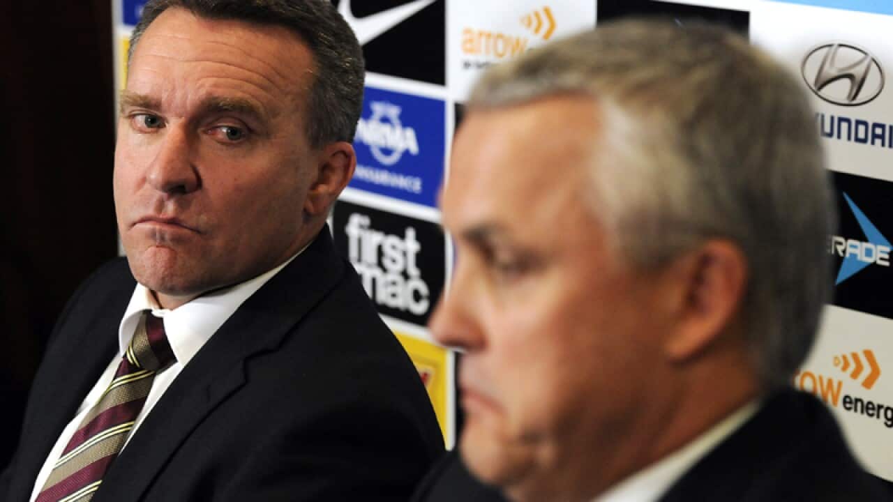 Paul White (L) and Anthony Griffin.