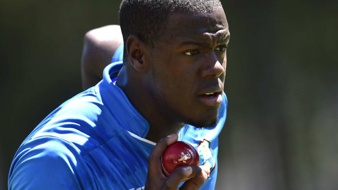 West Indian cricketer Carlos Brathwaite