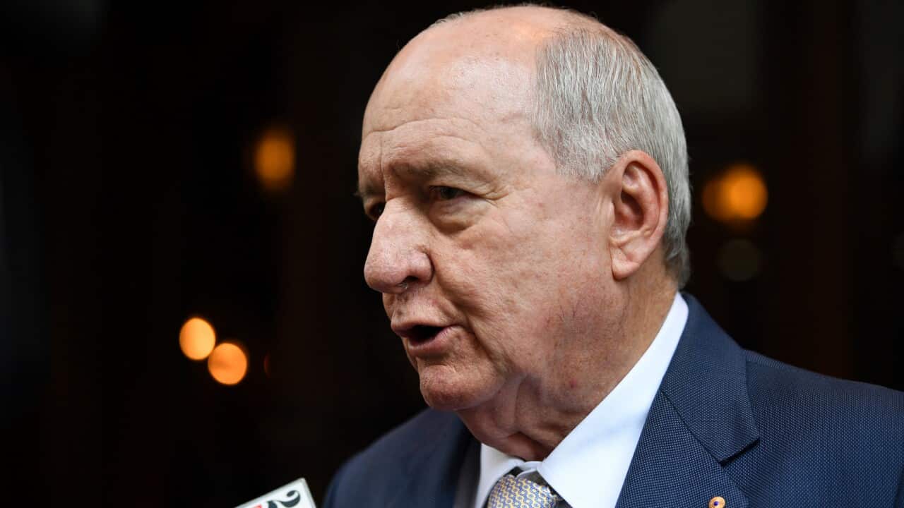 Radio presenter Alan Jones