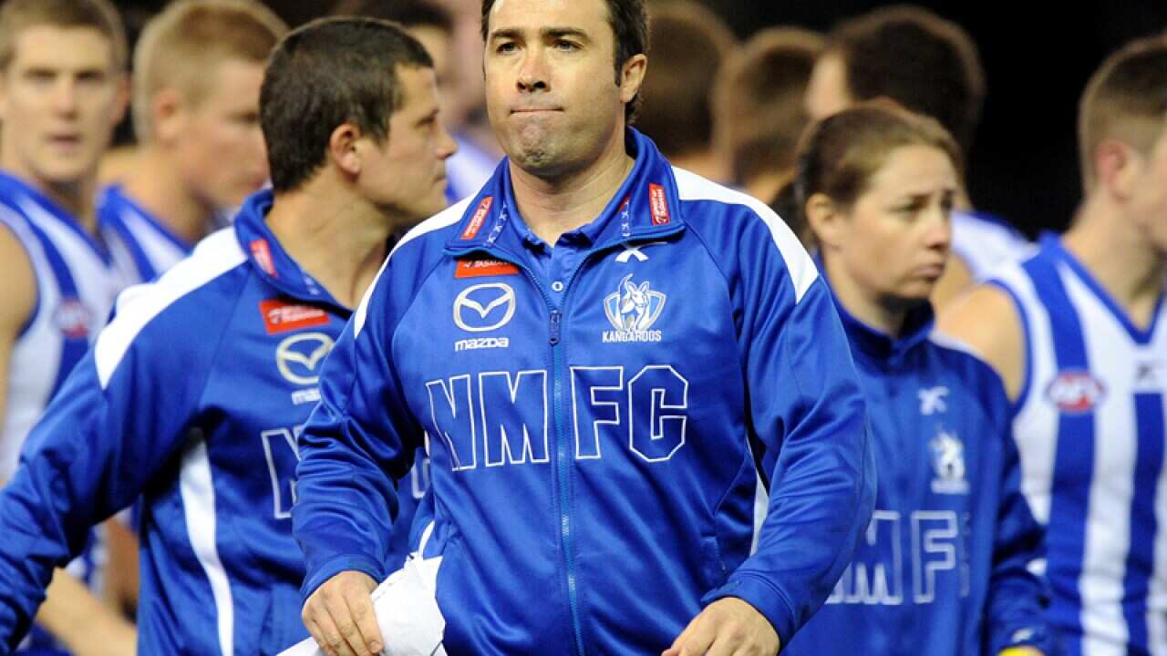 Kangaroos coach Brad Scott