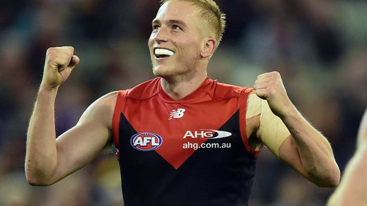 Melbourne Demons player Bernie Vince.