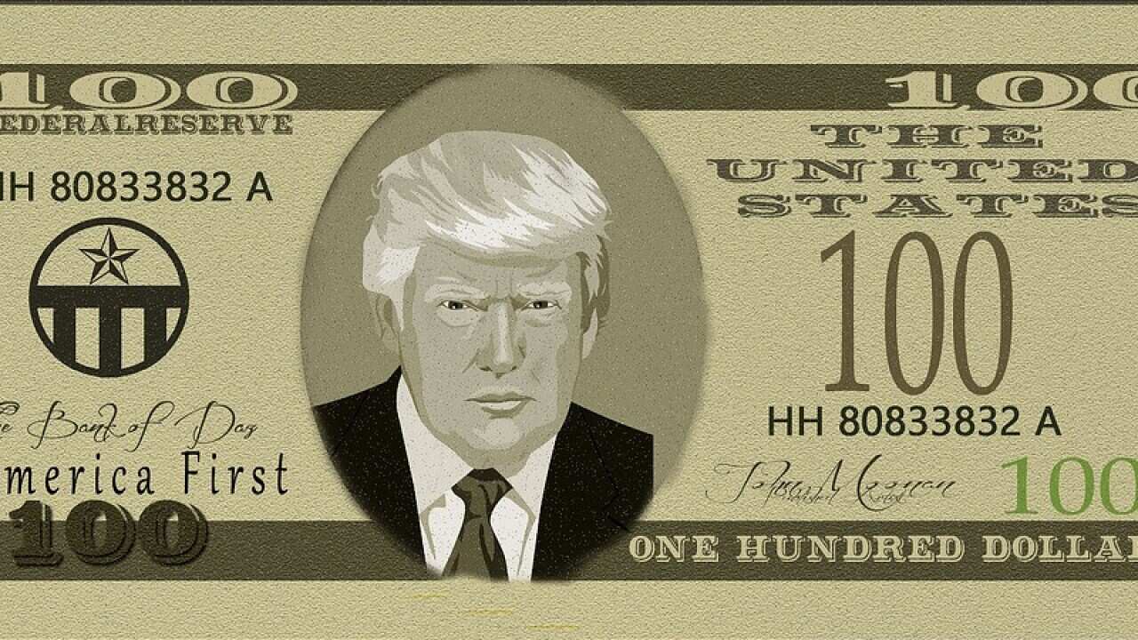 Donald Trump Image in US Dollar Note