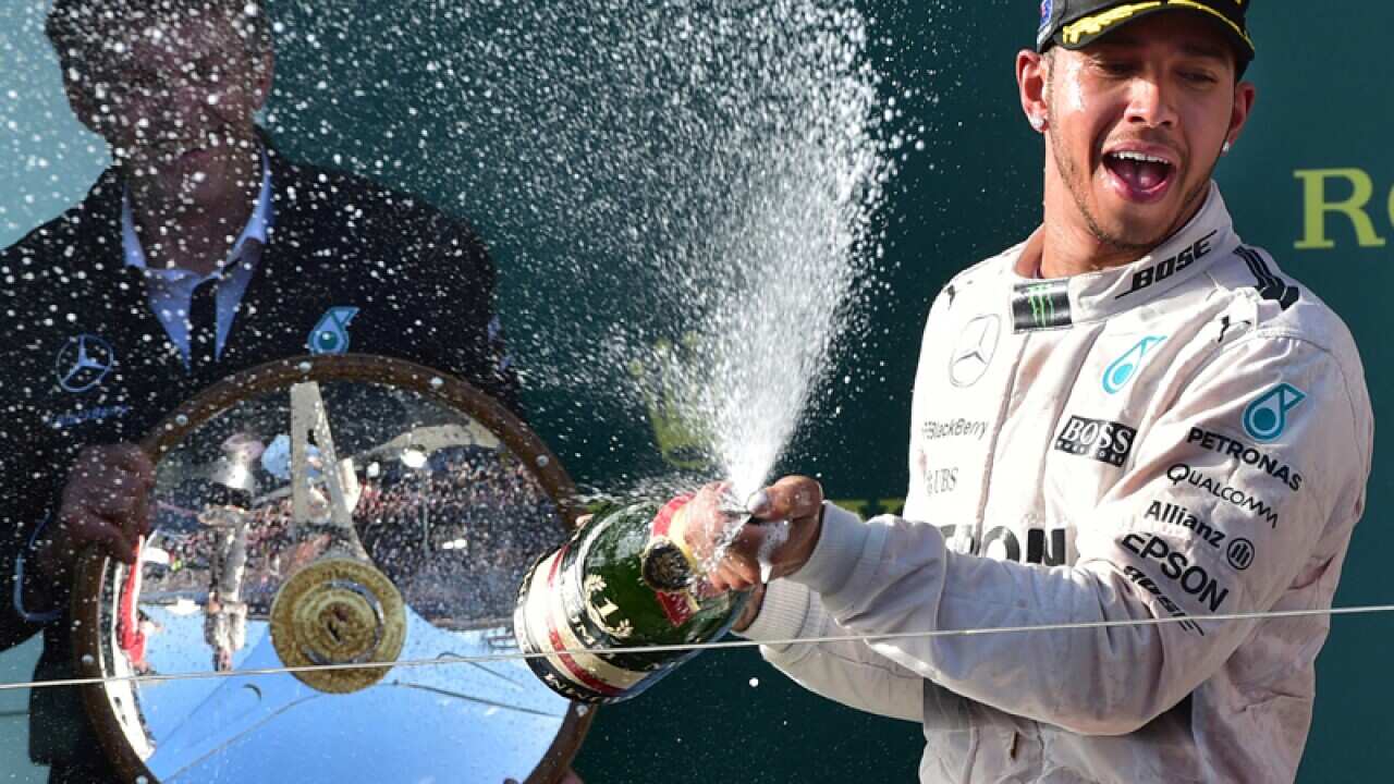 Lewis Hamilton of Britain