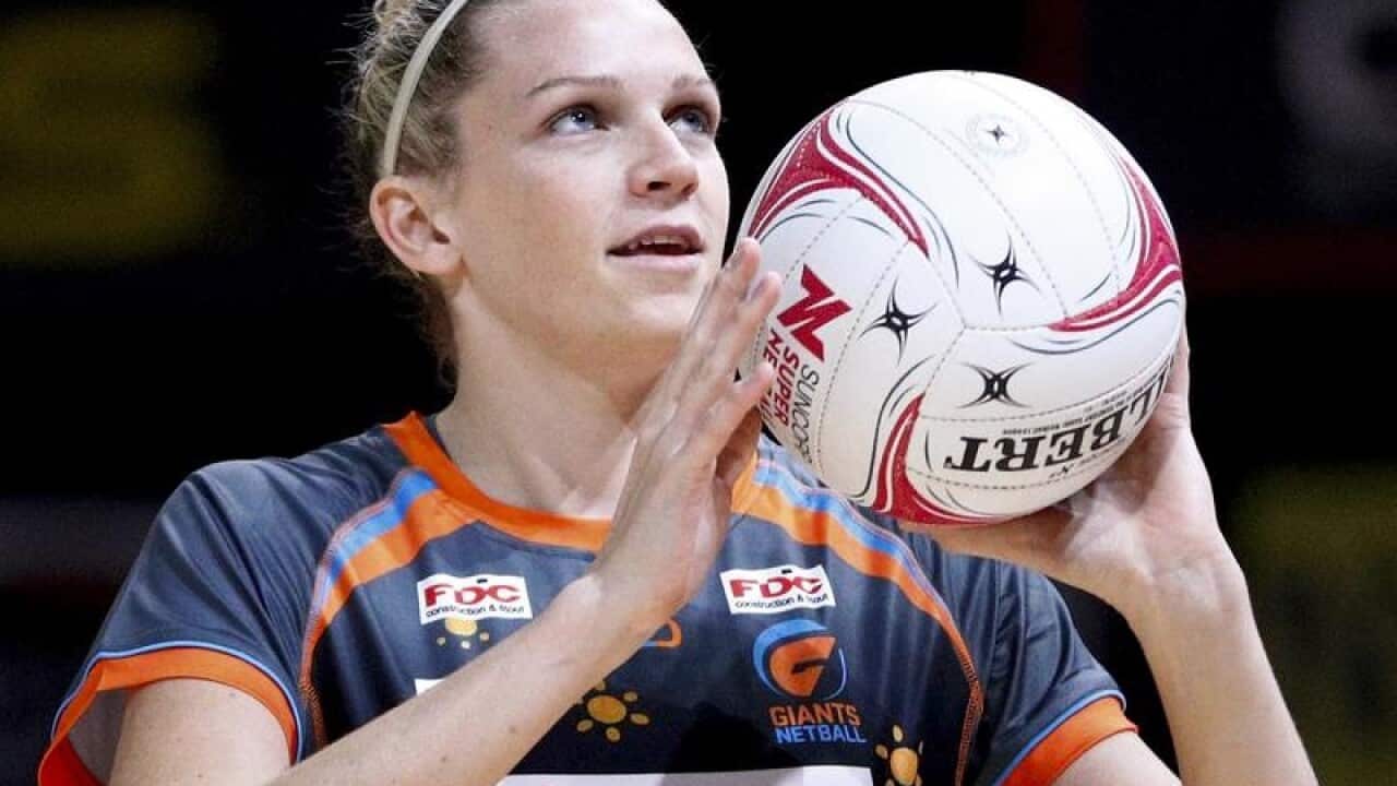 Giants player Jo Harten