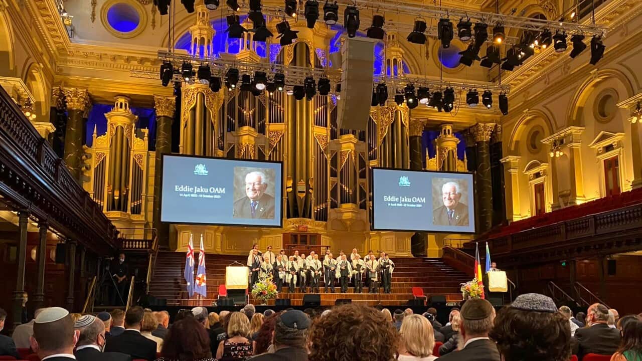 Eddie Jaku state Memorial service