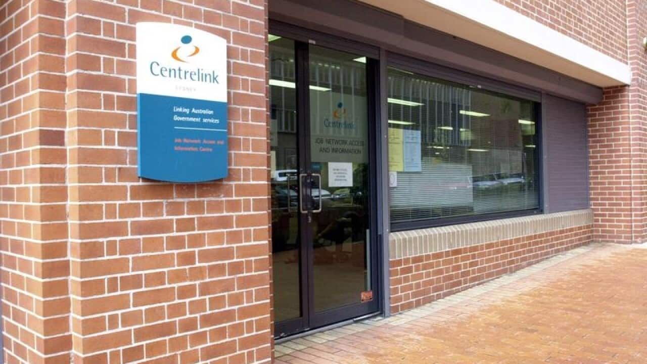 Centrelink office.