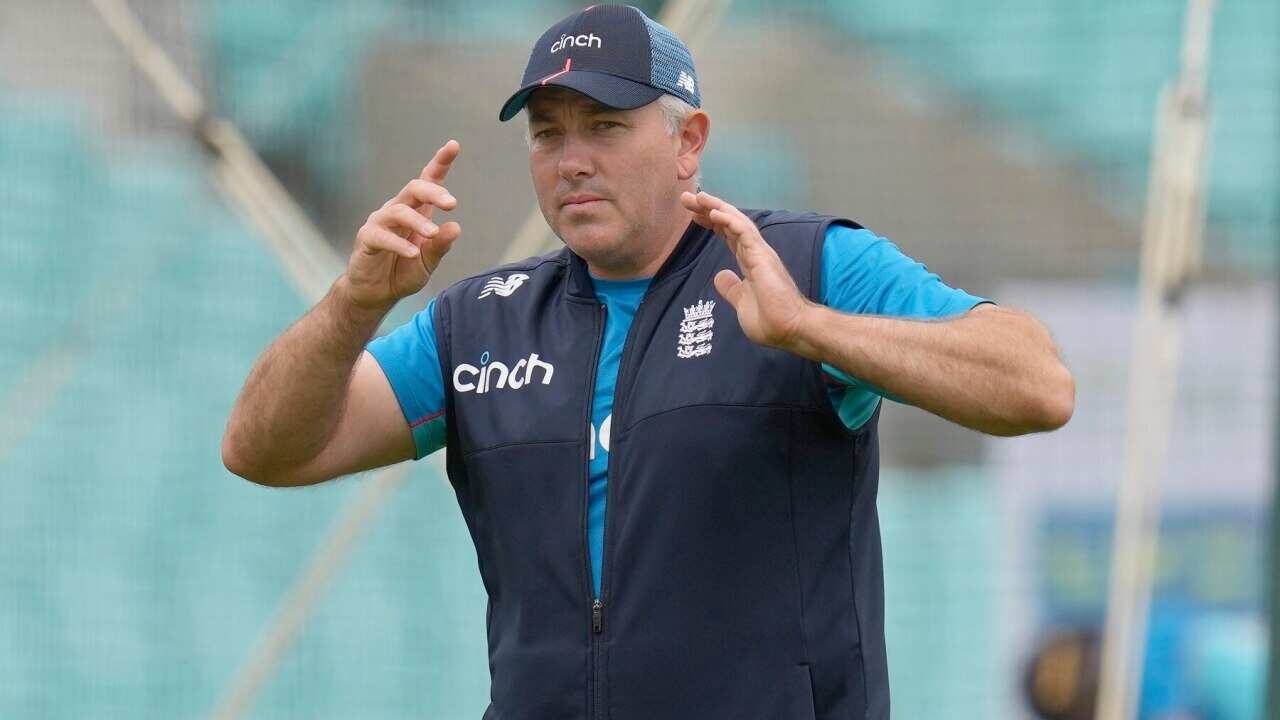 England's head cricket coach Chris Silverwood