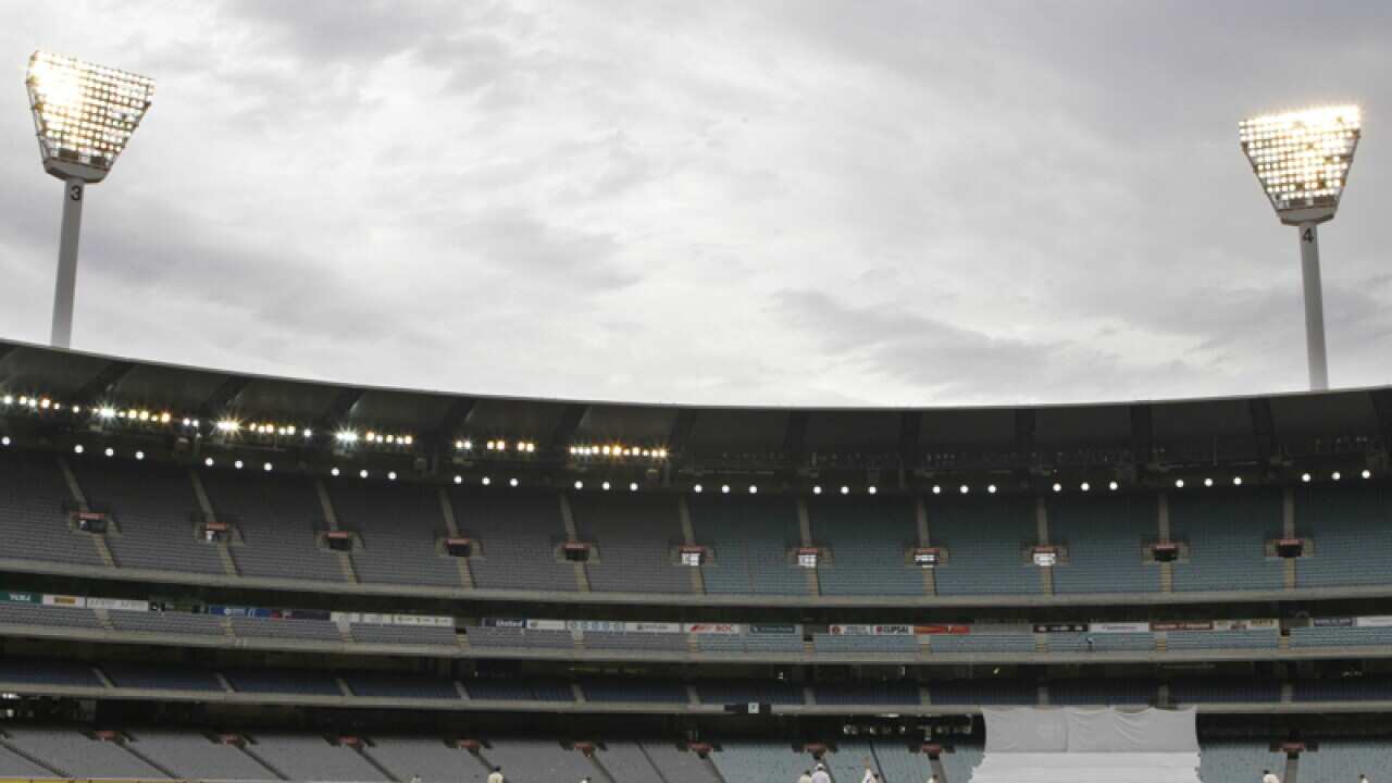 MCG during the Sheffield Shield